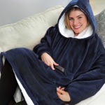  Huggle   Ultra Plush Blanket Hoodie ( .  8-106737)