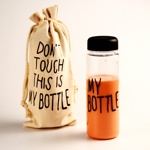 Оригинальная бутылка MY BOTTLE + стильный мешочек в подарок