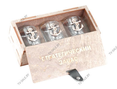 Подарочный набор для мужчин Стратегический запас №1-4 с элементами бронзы  ( код 0007 ) 