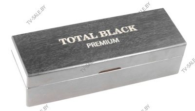 Набор подарочный Total Black Premium бронза с камнями для виски шунгит темный ( код 0007 )