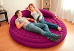 Надувной круглый диван-кровать Intex 68881 Ultra Lounge (191 х 53 см.) 