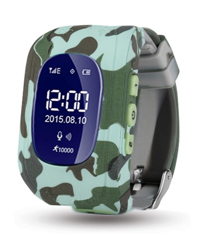 Детские умные часы Smart Baby Watch Wonlex Q50 OLED MILITARY (код.0193)