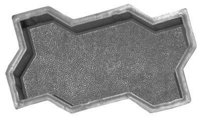 Форма для изготовления тротуарной плитки ALPHA 5/1 (10 шт) "код.0082" 