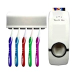 Дозатор для зубной пасты Toothpaste Dispenser + подставка для зубных щеток (арт. 9-6479) 