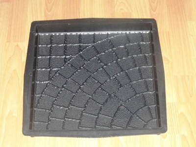 Форма для изготовления тротуарной плитки ALPHA 72/8 (3 шт) "код.0082" 