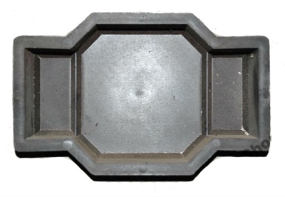 Форма для изготовления тротуарной плитки ALPHA 8/1 (3 шт) "код.0082" 