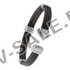Стальной магнитный браслет Trio Cable Black/Satin 365  