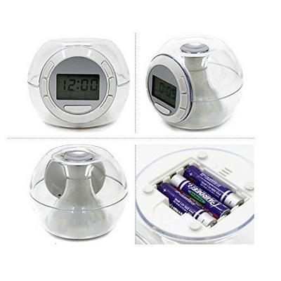 - "7 Color hanging Alarm Clock"  RGB  (.9-6845) "0021"