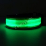 Светодиодный суперфликер Led security belt slap bracelets цвет: зеленый