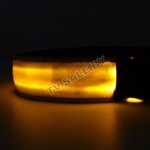 Светодиодный суперфликер Led security belt slap bracelets цвет: желтый
