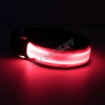 Светодиодный суперфликер Led security belt slap bracelets цвет: красный