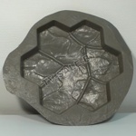 2 Комплекта форм для изготовления тротуарной плитки камней "Каменный цветок малый" 0.33 м3 "0070"