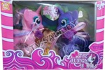 Набор игрушек маленькая девочка и лошади The Funny Horse для девочек "047"  (код.9-4067)