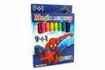 Волшебные маркеры (фломастеры) Magic Маркер (Мэджик Маркер) аналог Magic Pens (Мэджик Пенс) 9 цветов + 1 маркер-проявитель (арт. 9-5844) "код.0027" 
