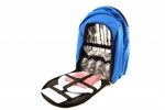 Туристический рюкзак с набором для пикника на 4 персоны и термосумкой для напитков и термоса "0019" (код.9-1144)