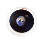 Цветной диск "Звездное небо с Землей и Луной"  "0059" (код.61544)