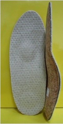 Анатомические каркасные стельки для обуви с шерстью от поперечного и комбинированного плоскостопия (с валиком, 1 пара) "0091"  